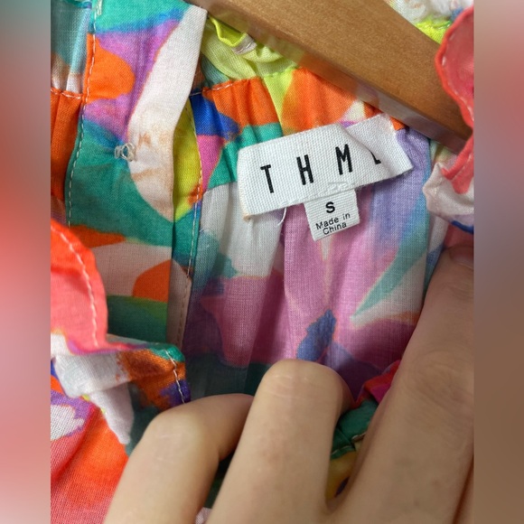 THML Floral Print Ruffle‎ Top - Picture 2 of 5